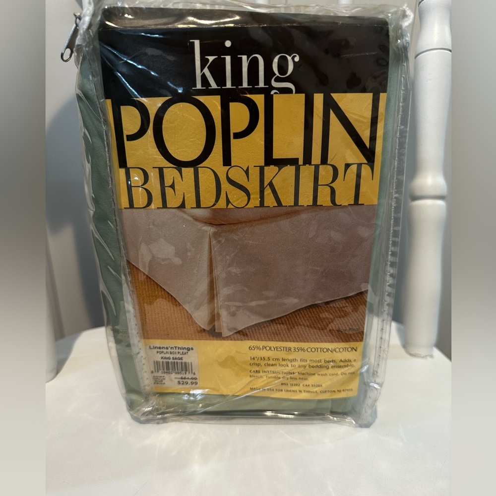 Poplin Box Pleat Bedskirt
